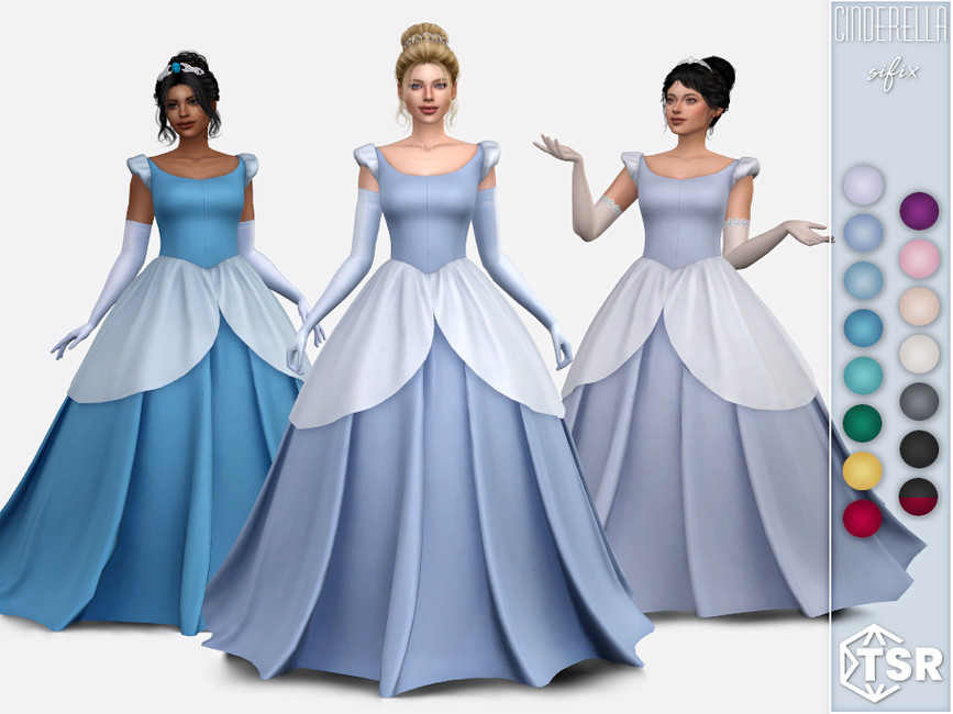 The Sims Resource - Cinderella Gown