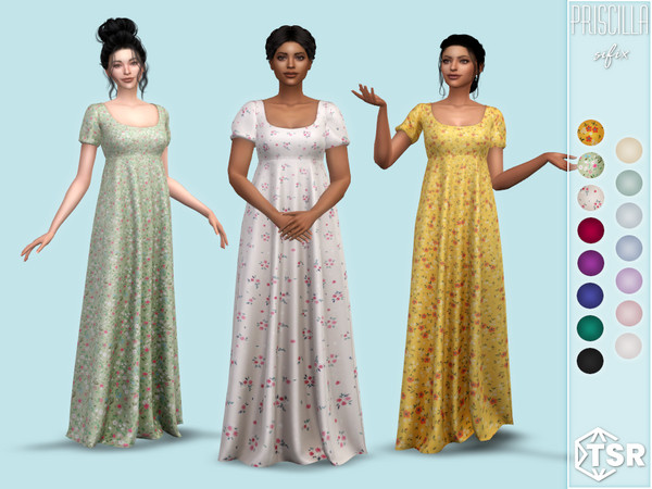 The Sims Resource - Priscilla Dress