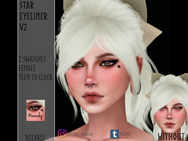 The Sims Resource - Star Eyeliner V2