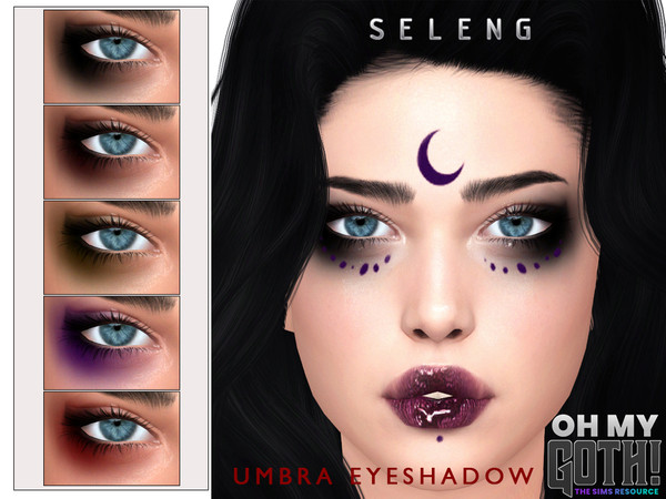 The Sims Resource Oh My Goth Umbra Eyeshadow 7719