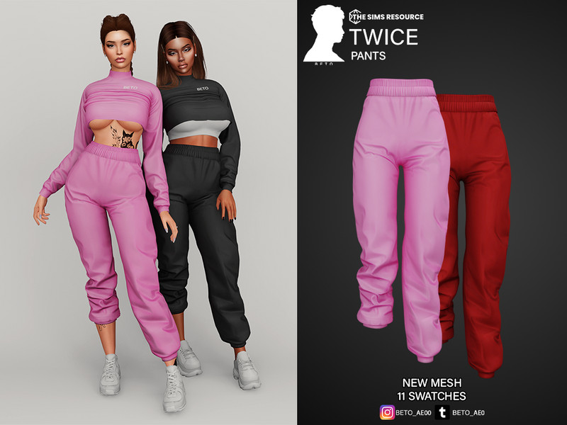 Twice (Pants) - The Sims Resource