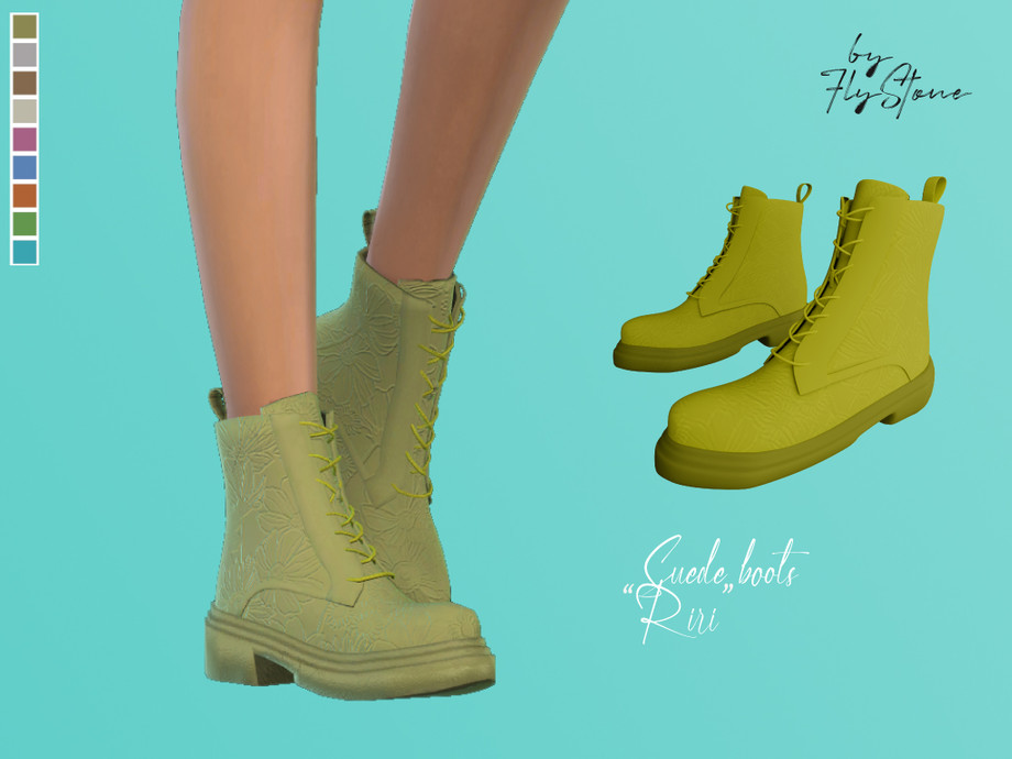 The Sims Resource - "Riri" suede high boots