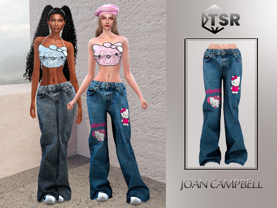 The Sims Resource - JCB Baggy Jeans