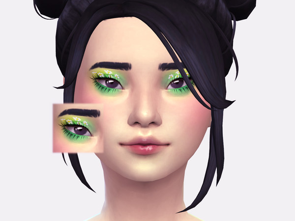 The Sims Resource - Daisy Fairy Eyeshadow