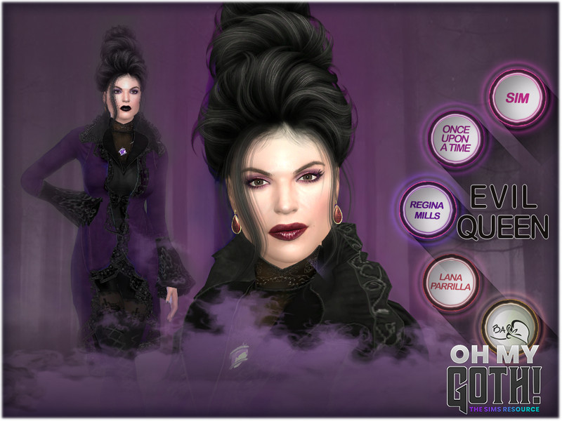 The Sims Resource - SIM Regina Evil Queen - UOAT (inspiration) - OhMyGoth!