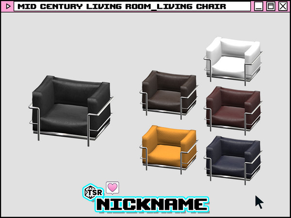 The Sims Resource - Basic Living Room Set Pillows Big