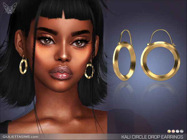 The Sims Resource - Kali Drop Earrings