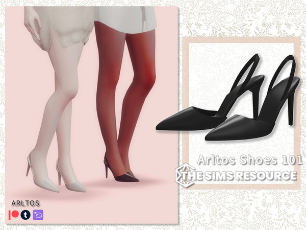 The Sims Resource - Pointed toe heels / 101