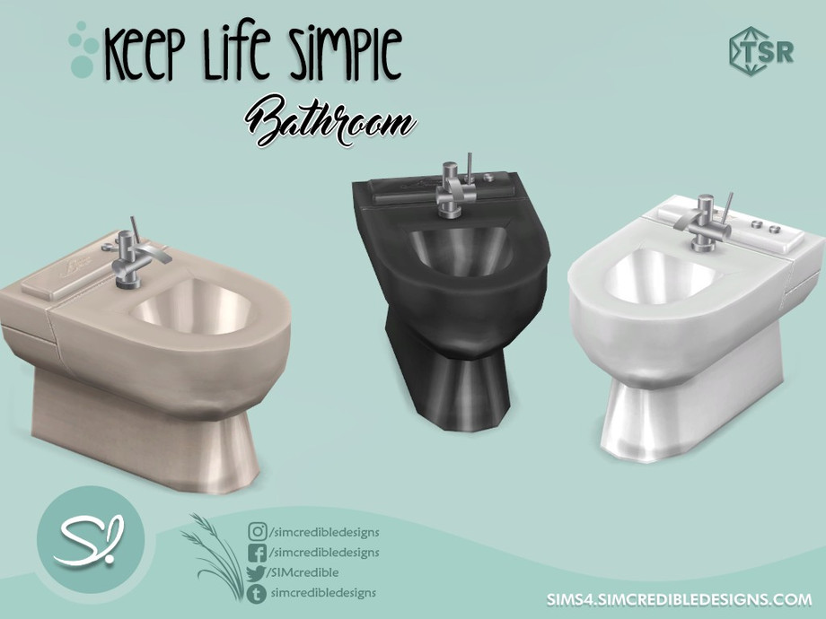 The Sims Resource - Keep Life Simple bathroom bidet
