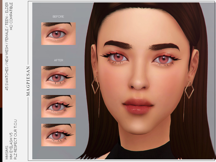 The Sims Resource - MM 3D Eyelash v5