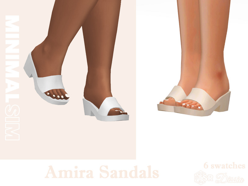 The Sims Resource - MinimalSIM - Amira Sandals