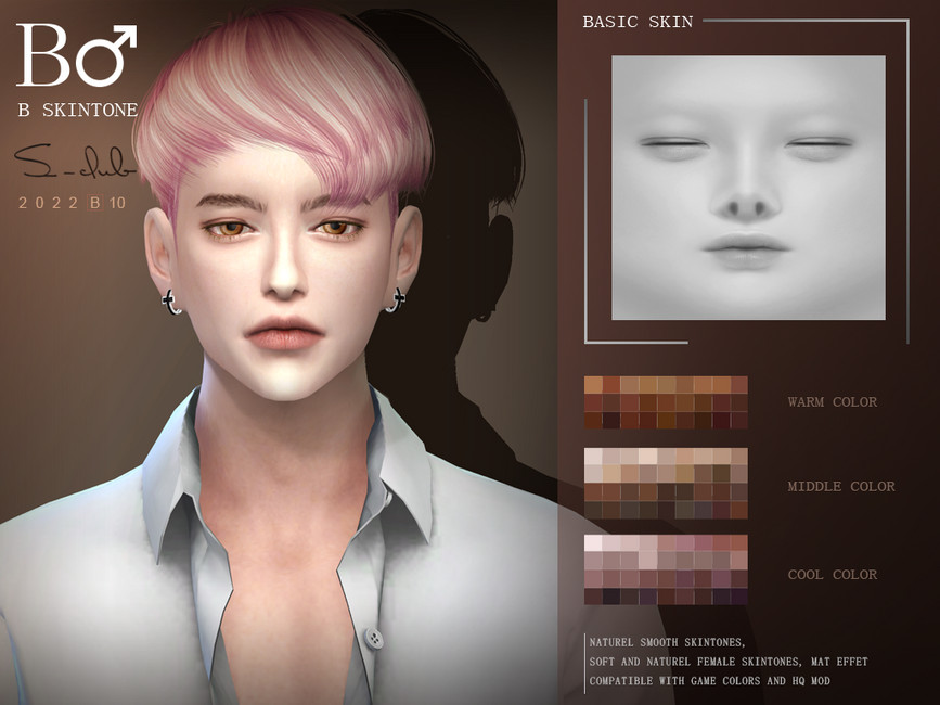 The Sims Resource Asian Male Overlay Skintone B1022 6124