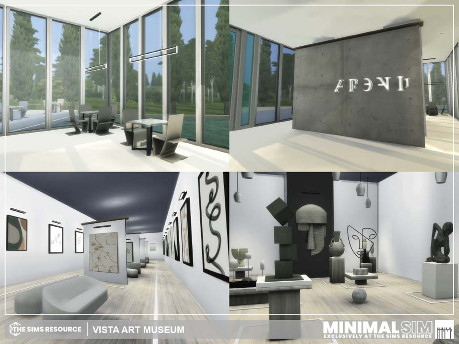 The Sims Resource - MinimalSim - Vista Art Museum