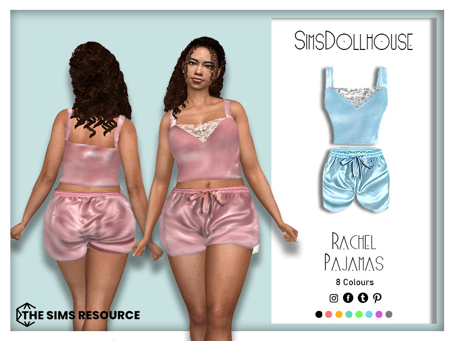 The Sims Resource - Rachel Pajamas