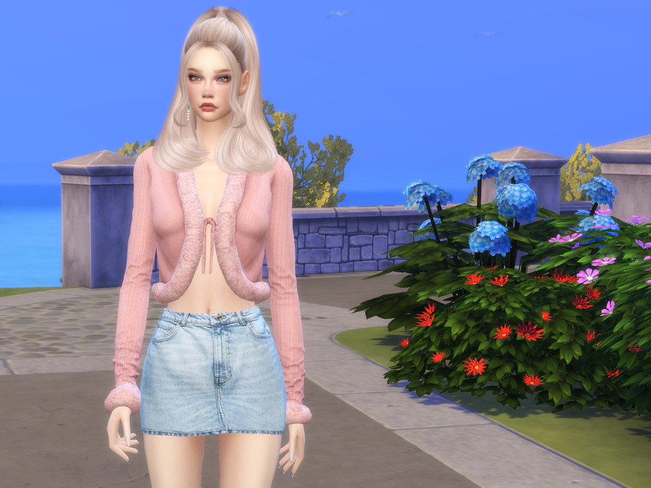 The Sims Resource - Moschino Blouse for Women - Backyard Needed