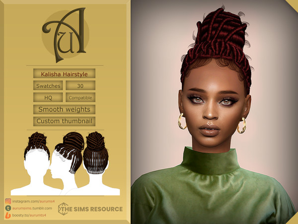 The Sims Resource - Kalisha - Hairstyle