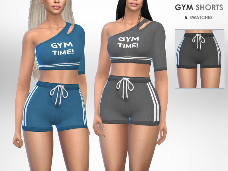 The Sims Resource - Gym Shorts