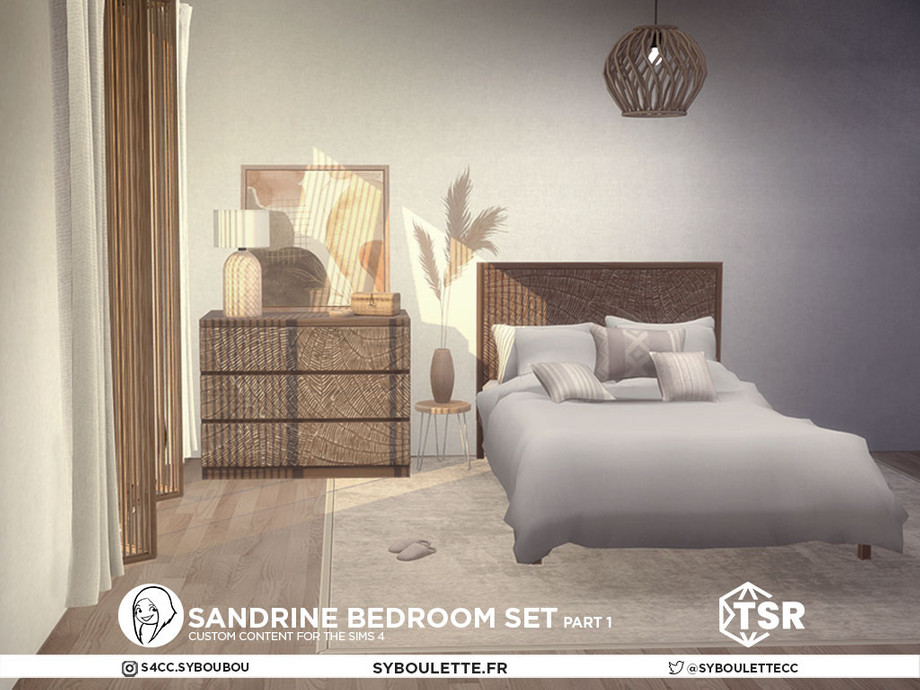 The Sims Resource - Sandrine bedroom set Part 1