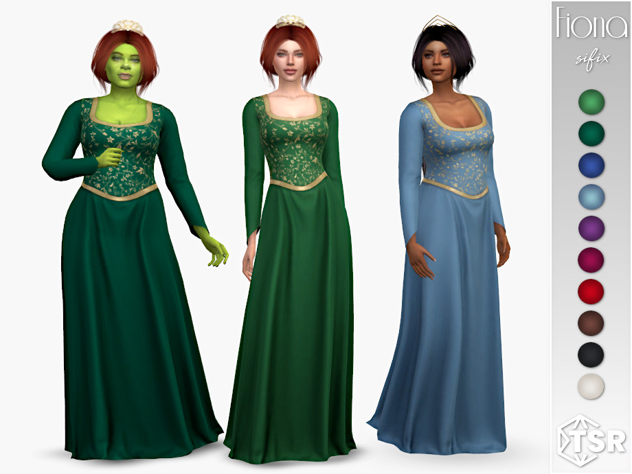 The Sims Resource - Fiona Dress