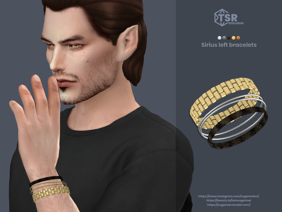The Sims Resource - Sirius left bracelets