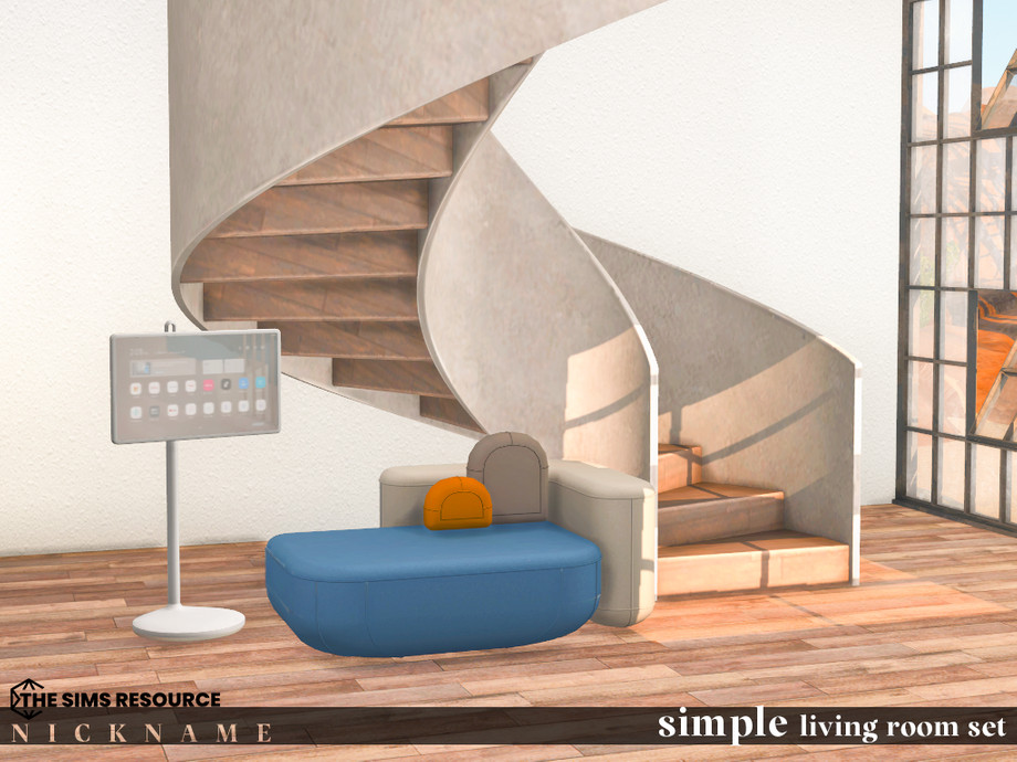 The Sims Resource - simple living room set