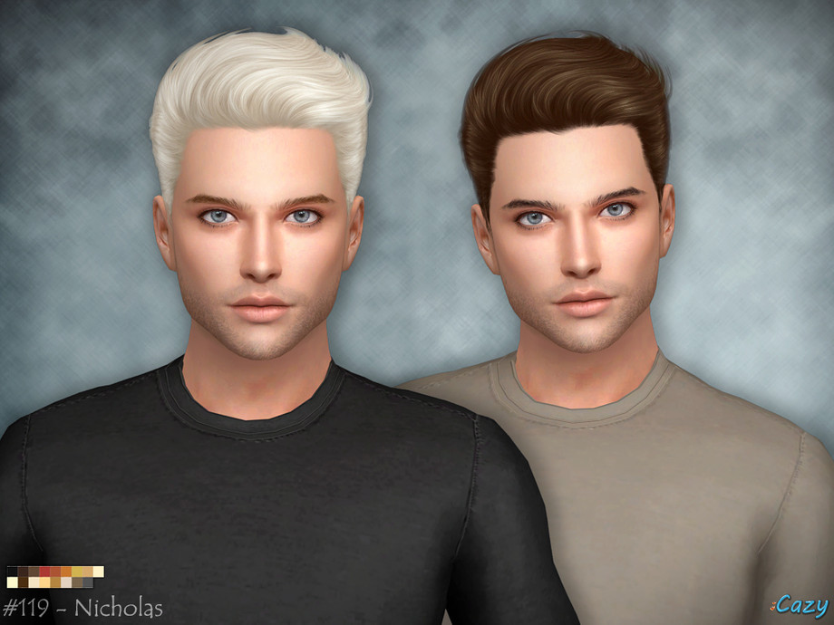 The Sims Resource - Nicholas Hairstyle - Sims 4