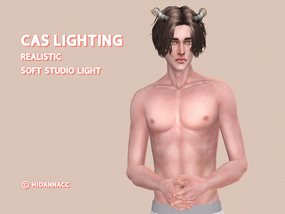 The Sims Resource - CAS - Soft Studio Lighting - Realistic custom lighting