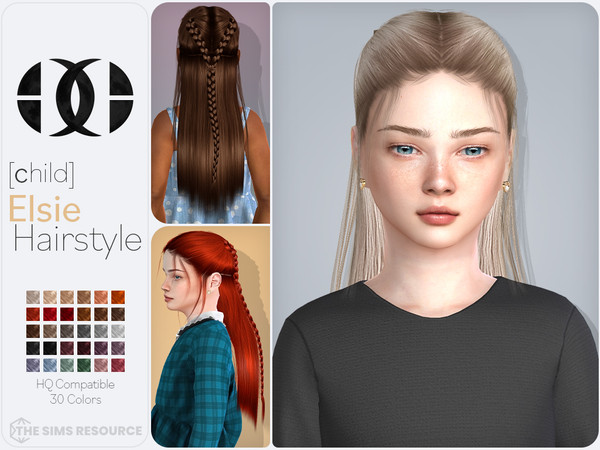 The Sims Resource - Elsie Hairstyle [Child]