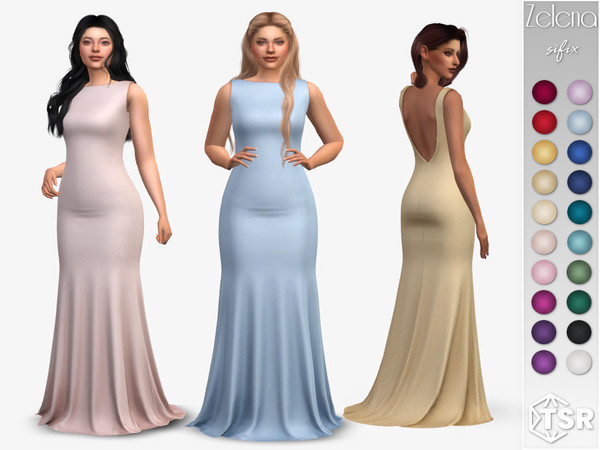 The Sims Resource - Zelena Gown
