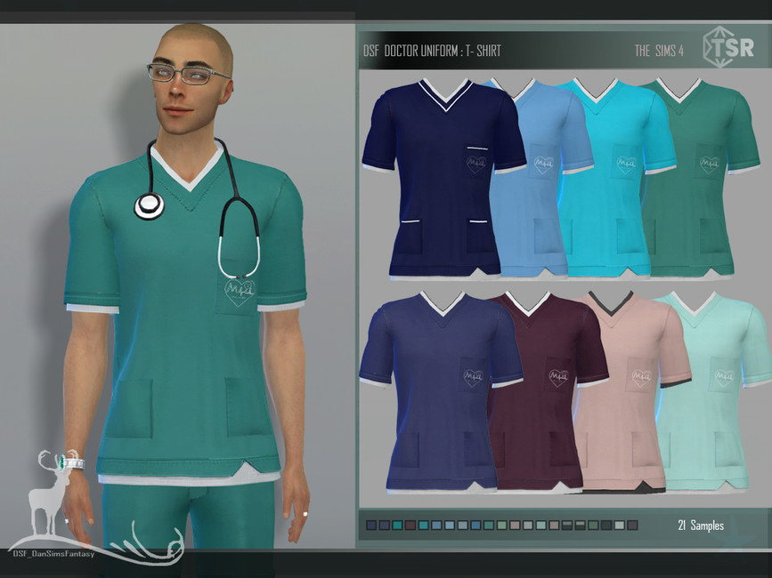 The Sims Resource Doctor Uniform And Stethoscope