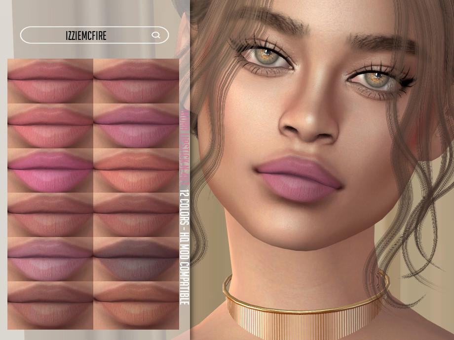 The Sims Resource - IMF Inora Lipstick N.467