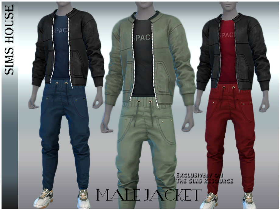 The Sims Resource - MALE JACKET
