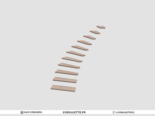 The Sims Resource - Curved stairs 2x2 (short)