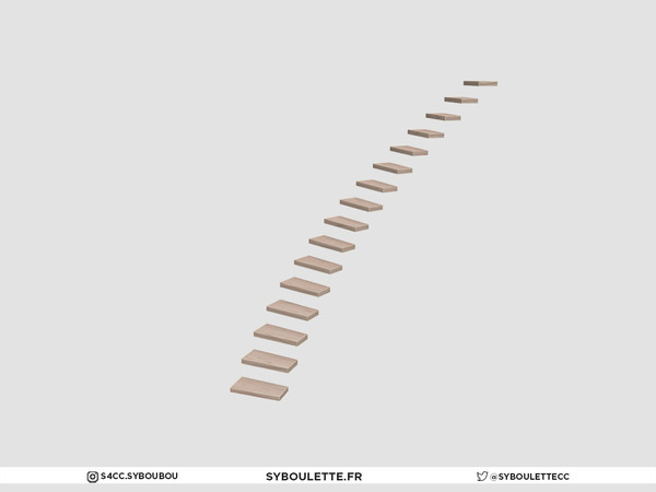 The Sims Resource - Curved stairs 4x4 (medium)