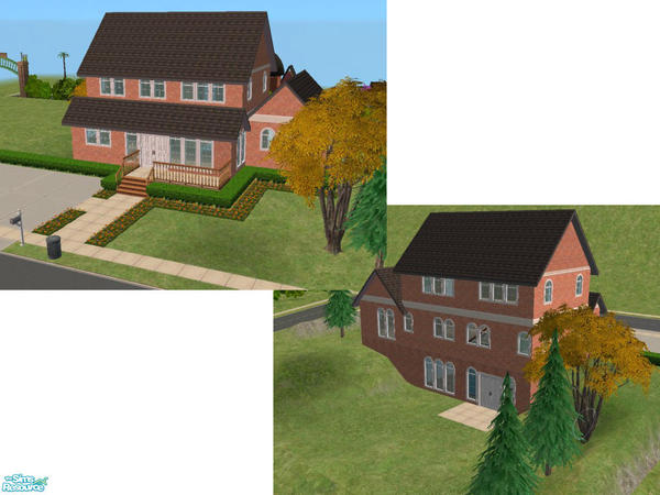 The Sims Resource - Home with Working Walkout Basement!