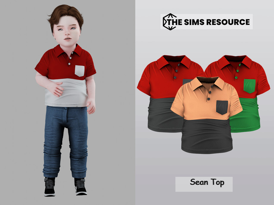 The Sims Resource - Sean Polo (Toddler)