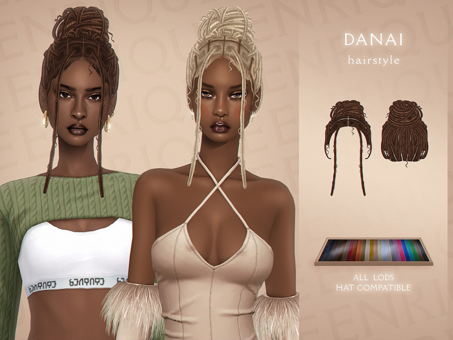 The Sims Resource - Danai Hairstyle