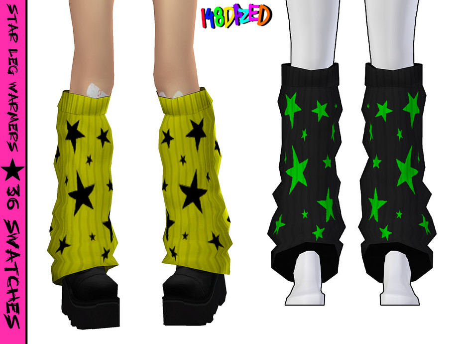 The Sims Resource - STAR LEG WARMERS
