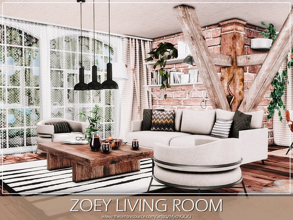 The Sims Resource - Zoey Living Room