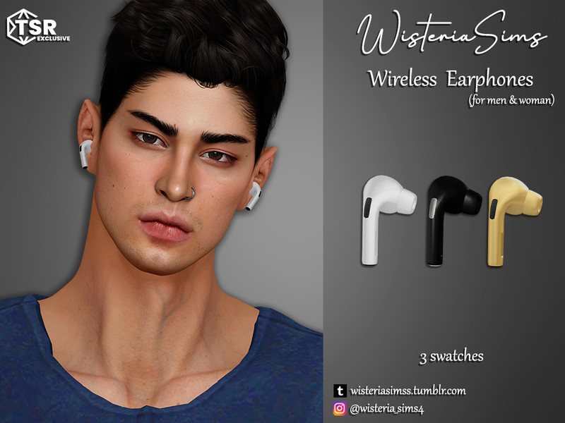 The Sims Resource - Wireless Earphones