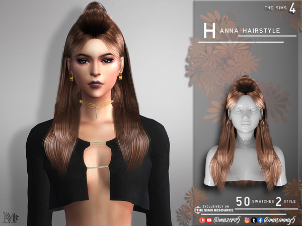 The Sims Resource Hanna Hairstyle