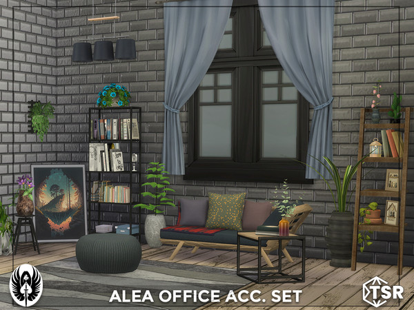 The Sims Resource - Alea Office Acc. Set