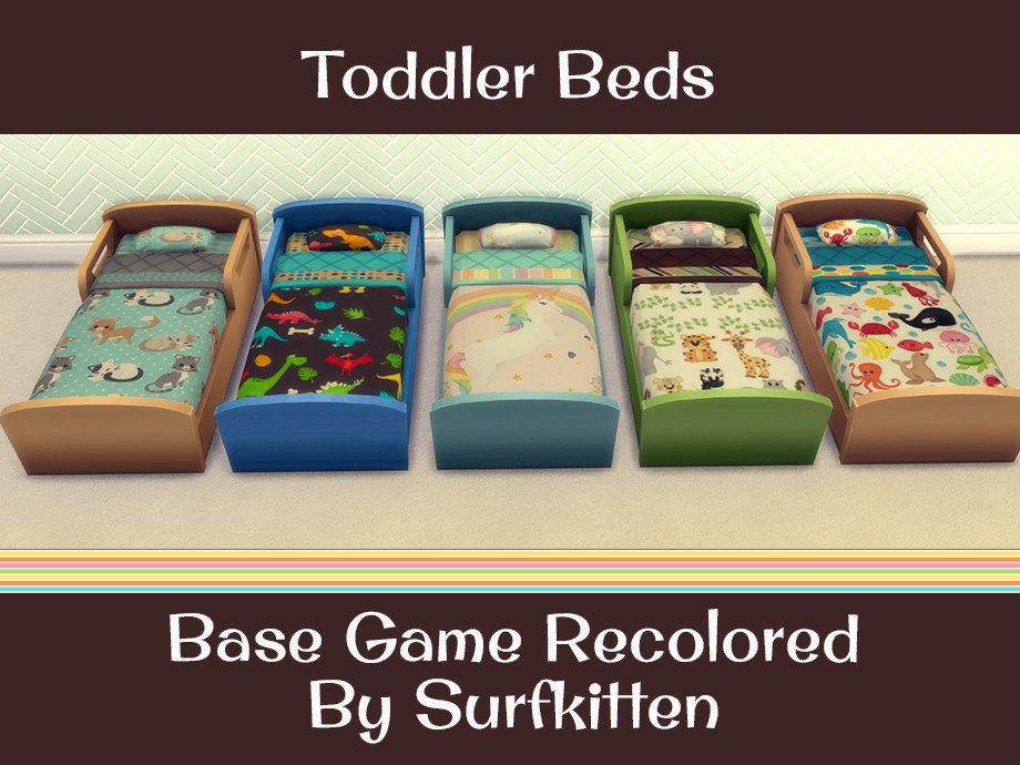 The Sims Resource - Base Game Toddler Bed