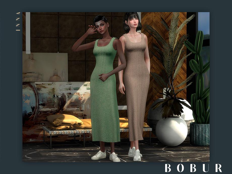 The Sims Resource - Inna long dress