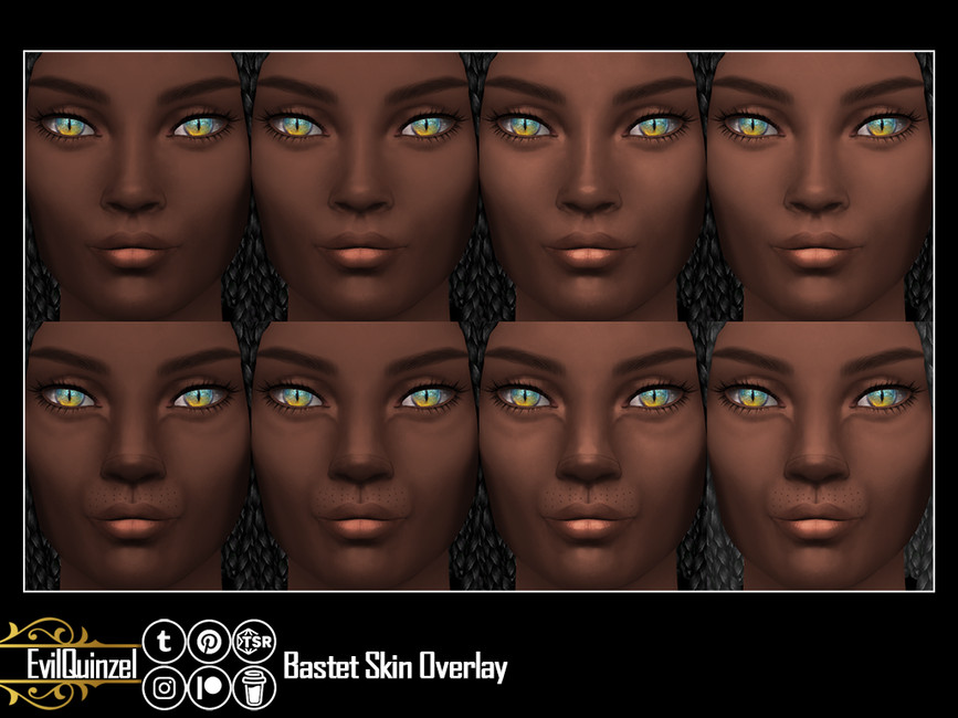 The Sims Resource - Bastet Skin Overlay