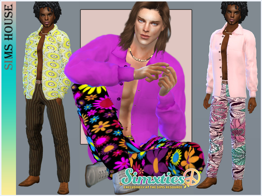 The Sims Resource Men S Shirt S Simxties