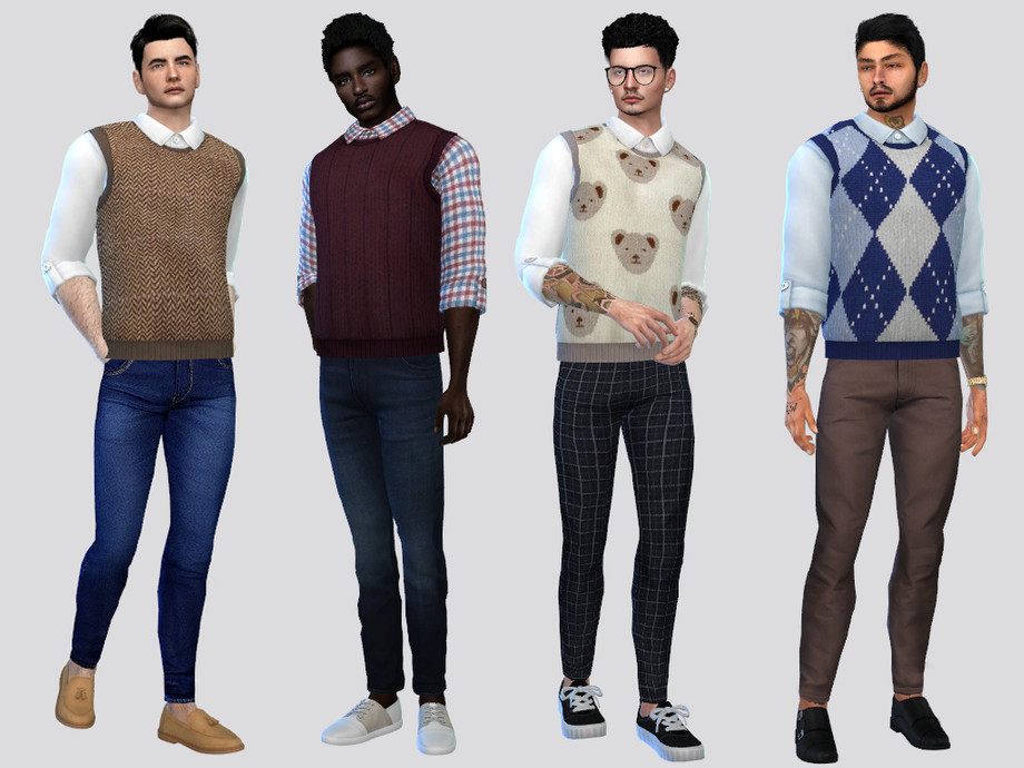 The Sims Resource - ButtonUp Sweater