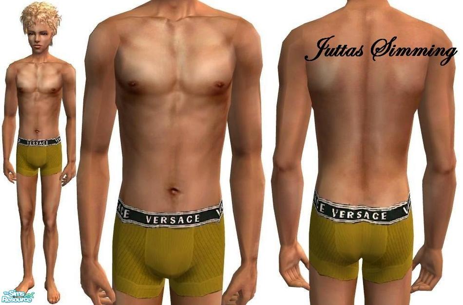 The Sims Resource - green adult / ya male versace briefs