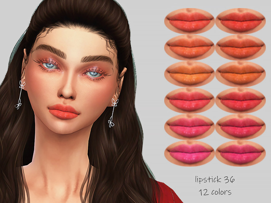 The Sims Resource - MELDEANNE - LIPSTICK #36