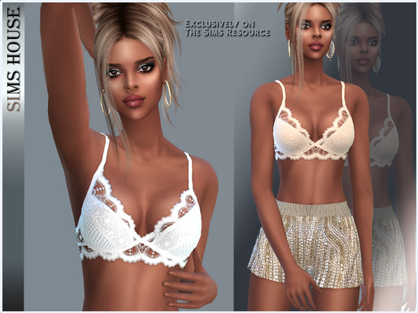 The Sims Resource - Lacy lingerie Bra